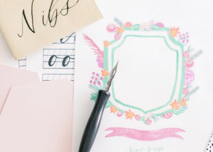 Modern Calligraphy for Beginners at Cloer Family Vineyards