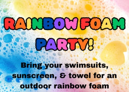 Rainbow Foam Party