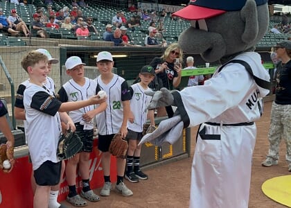 Ali Night with the Louisville Bats
