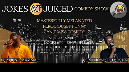 Jokes at Juiced! Comedy Show