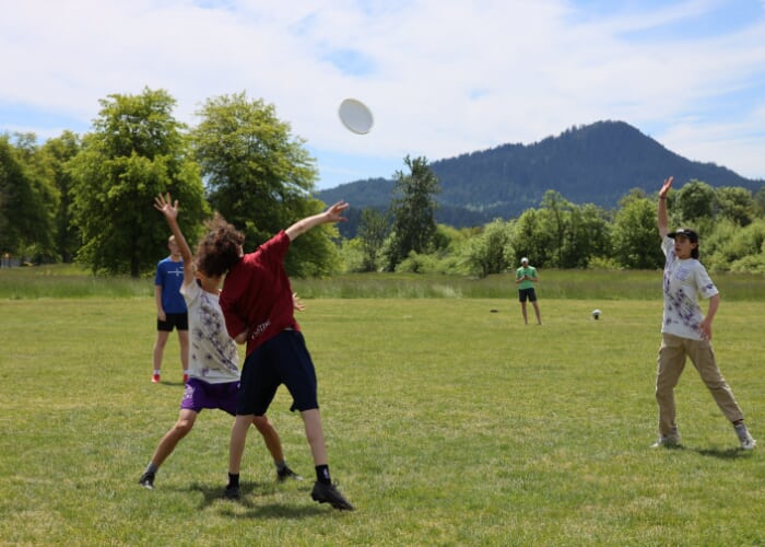 Flyer or photo for Ultimate Frisbee High School Camp