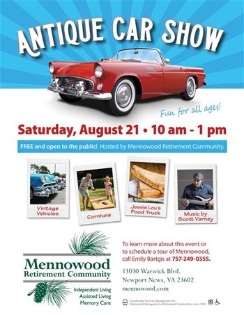 Antique Car Show Virginia Gazette Calendar