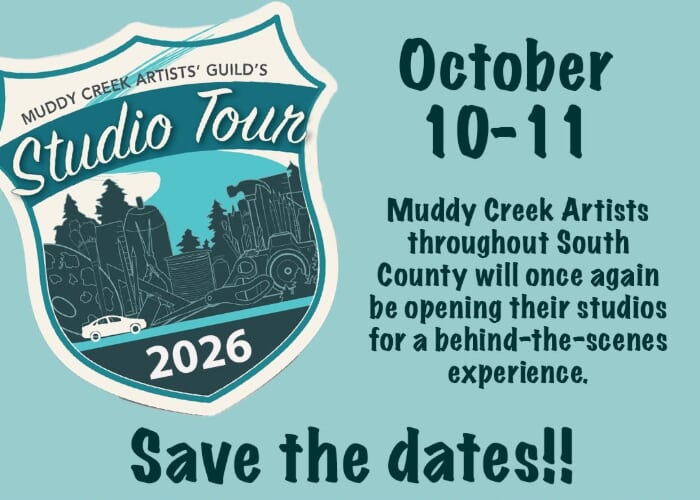 Open Art Studio Tour - Muddy Creek Artists Guild