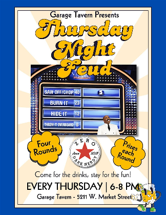 Thursday Night Feud at Garage Tavern
