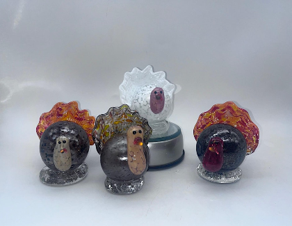 Flight of the Turkeys here in June! Making turkeys will make your day!