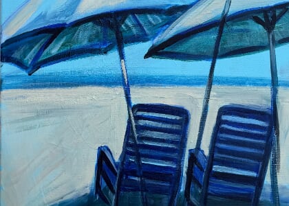 Seaside Sip & Paint Class at V&VG