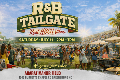 Sat July 11th //  The R&B Tailgate - No Game, Just Vibes