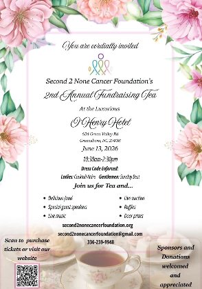 Second2None Annual Cups of Hope Tea