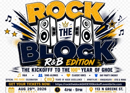 Rock The Block R&B Edition Kickoff to the 100 year of GHOE
