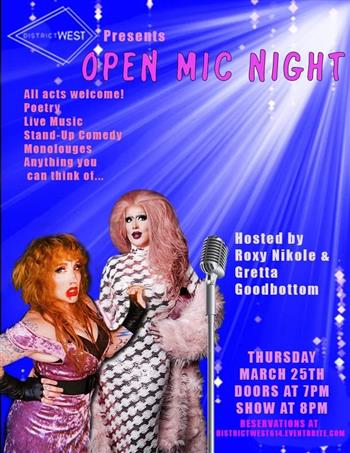 Roxy Osu Skin Open Mic Night With Gretta And Roxy Wcmh Calendar open mic night with gretta and roxy