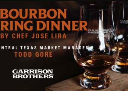 Bourbon Pairing Dinner with Todd Gore