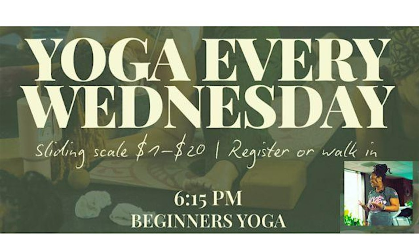 Beginners Yoga Wednesdays 6:15 PM
