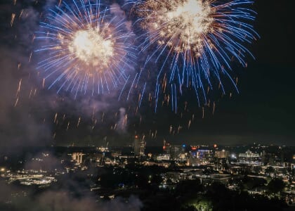 Fireworks at Unity Park