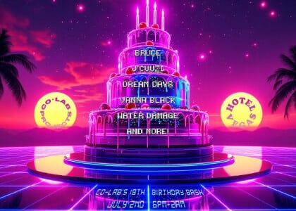 Co-Lab's 18th Birthday Bash and Benefit Concert