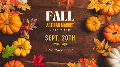 2026 Fall Artisan Market & Craft Fair at Hardywood RVA