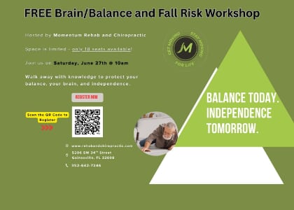 Balance and Fall Prevention Workshop: Balance Today, Independence Tomorrow!