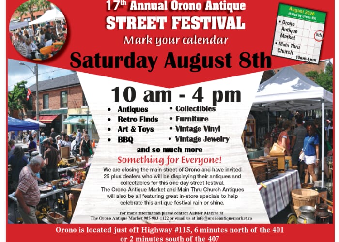 17th Annual Orono Antique Street Festival