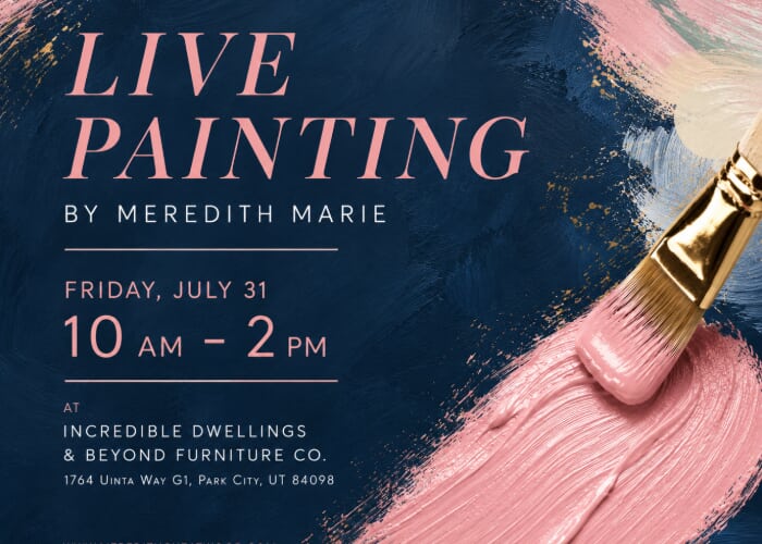 Live Painting with Meredith Marie | Tectonic Uplift Exhibition