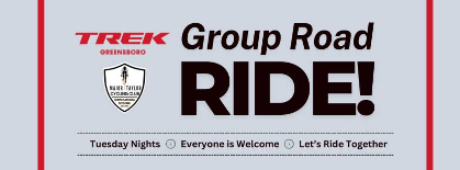 Trek & Mjr. Taylor Group Road Ride!  Every Tuesday!