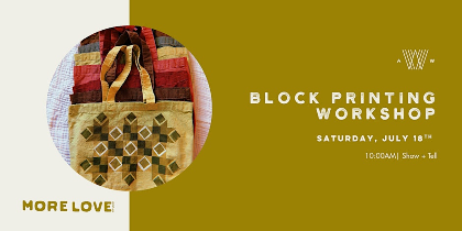 Block Printing Workshop