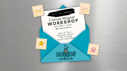 Magnet Painting Craft at Doggos
