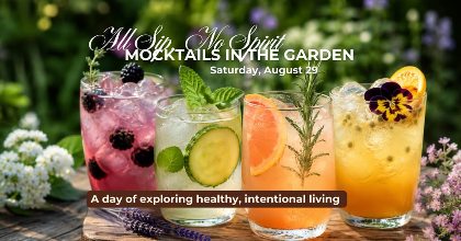Mocktails in the Garden: All Sip, No Spirit