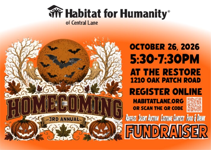 Flyer or photo for Habitat Homecoming: Haunted Halloween