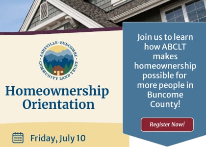 Educational Lunch & Learn: Affordable Homeownership with ABCLT