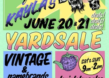 Tash & Kayla's Yard Sale