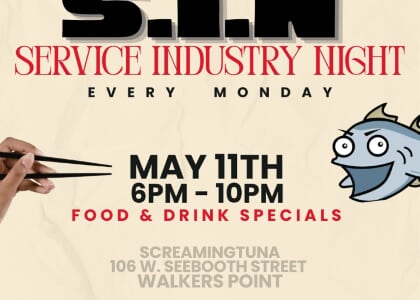 'S.I.N' Night at Screaming Tuna