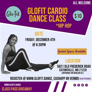 Glofit Cardio Hip Hop Dance Class Capital Gazette Calendar