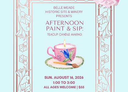 Afternoon Paint and Sip: Teacup Candle Making