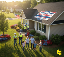 Memorial Day Roof Giveaway to Local Veteran