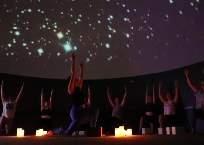Slow Flow - Planetarium Yoga at LASC