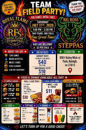 Team Field Day Fundraiser
