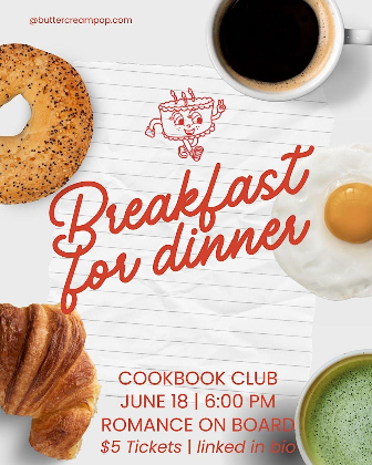 Cookbook Club: Breakfast for dinner