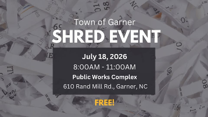 Town of Garner Shred Event