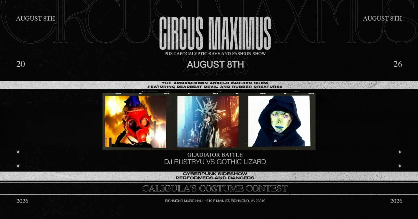 Circus Maximus: Post-Apocalyptic Rave & Fashion Show