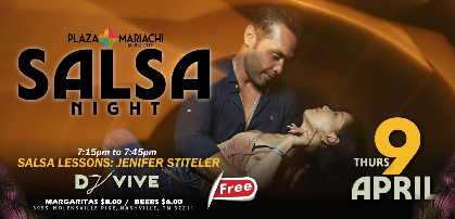 Free Salsa Lessons & Open Dance Floor - Salsa Night