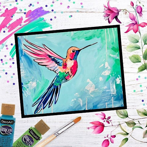 Hummingbird Paint Party