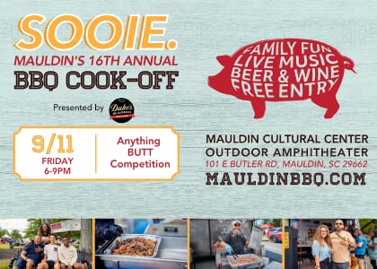 Mauldin's 16th Annual SOOIE BBQ Cook-Off: Anything BUTT Competition