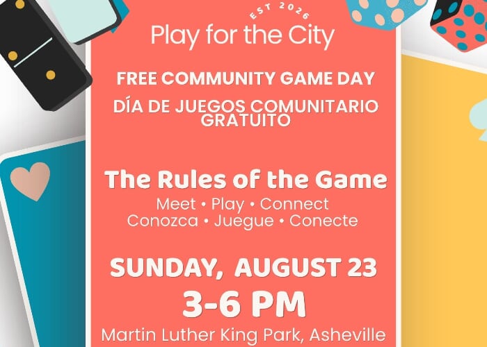 Poster for Free Community Game Day