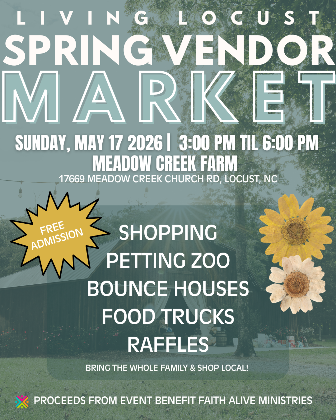 Living Locust Spring Vendor Market