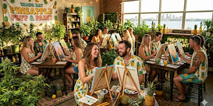 Pineapple PUFF N PAINT