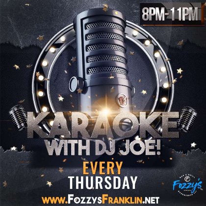 Karaoke Night With Dj Joe