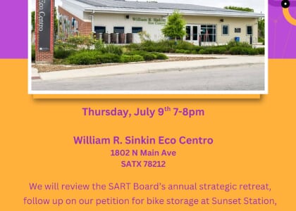 San Antonians for Rail Transit General Meeting