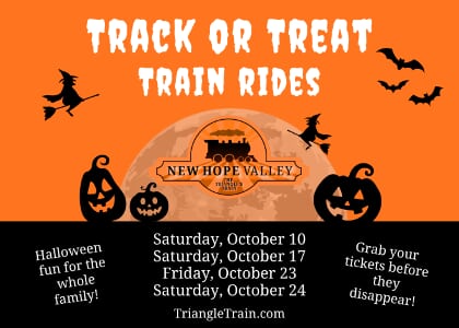 Track or Treat at New Hope Valley Railway