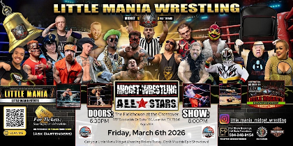 Little Mania Wrestling: Big Action, Tiny Wrestlers! Leander, TX