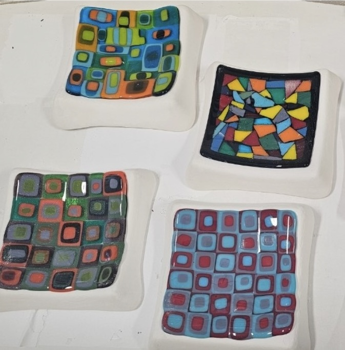 Mosaic Fused Glass Dish