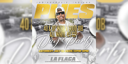 Plies 40 & Up With A Good Job All White Affair Day Party Indy Edition